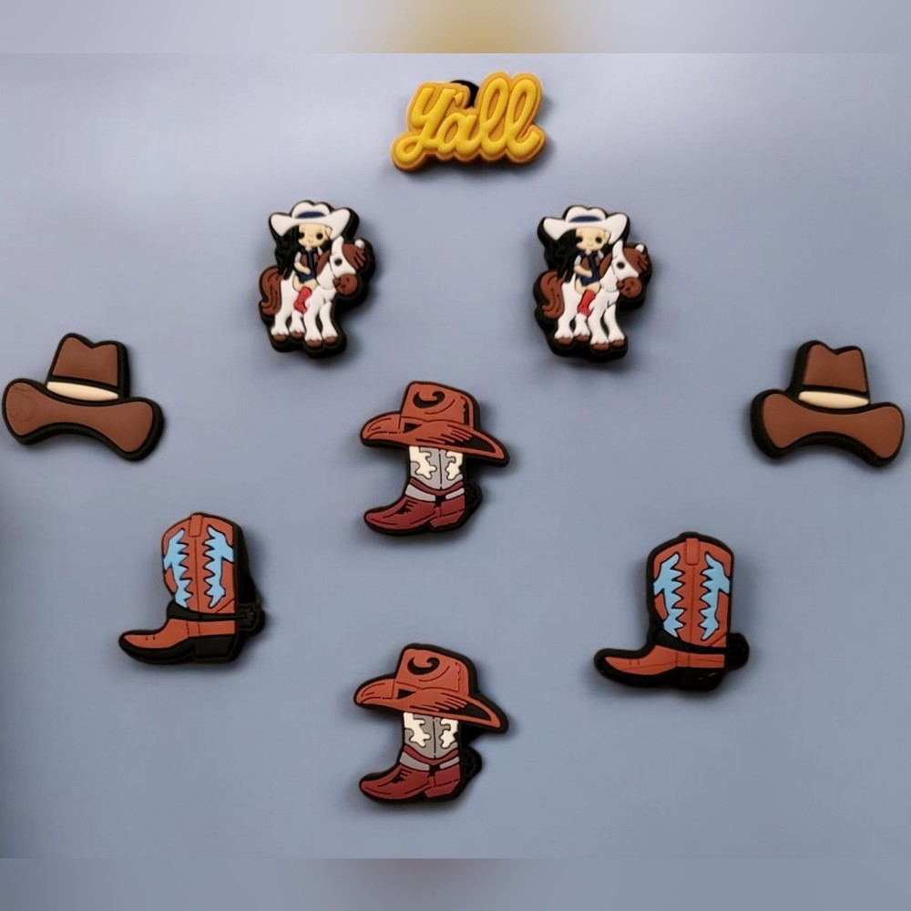 Cowgirl Croc Charms Set 🤠 Western Shoe Charms | Country Girl Accessories